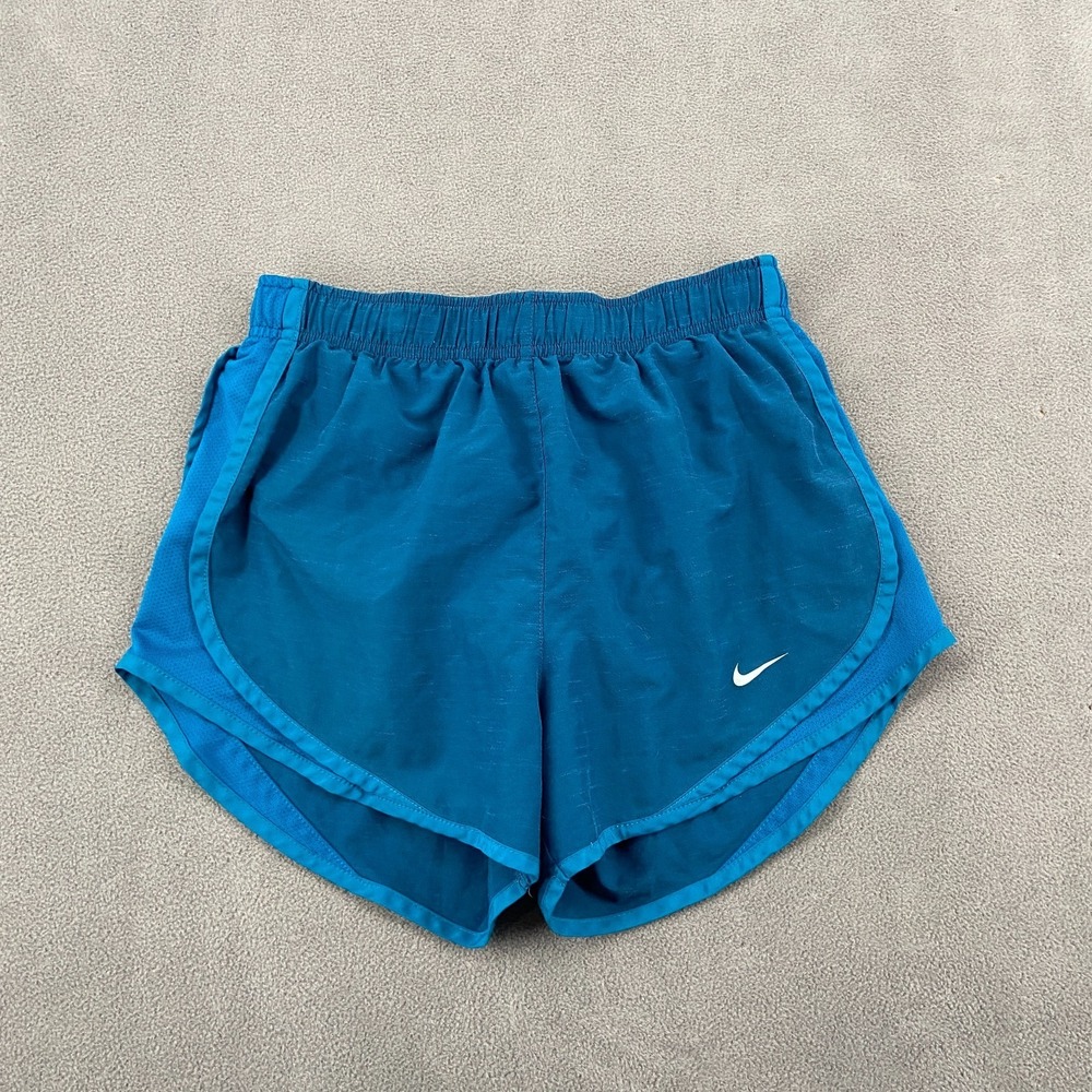 Nike Tempo Running Shorts Womens Small Blue Sweat Wicking‎ Standard Fit Athletic